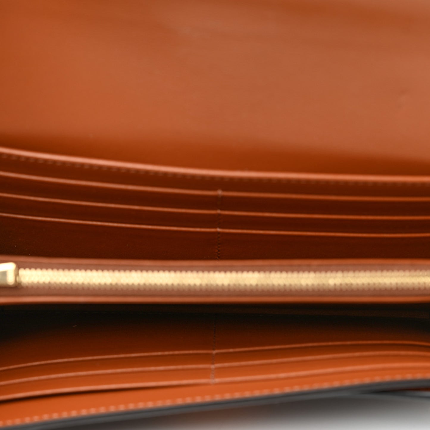 Canvas Triomphe Continental Wallet Tan