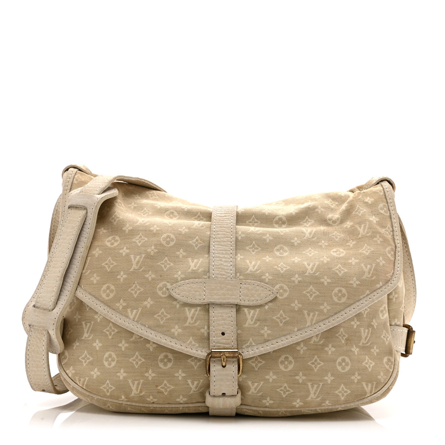 Louis Vuitton Monogram Mini Lin Saumur Dune 1 of 11