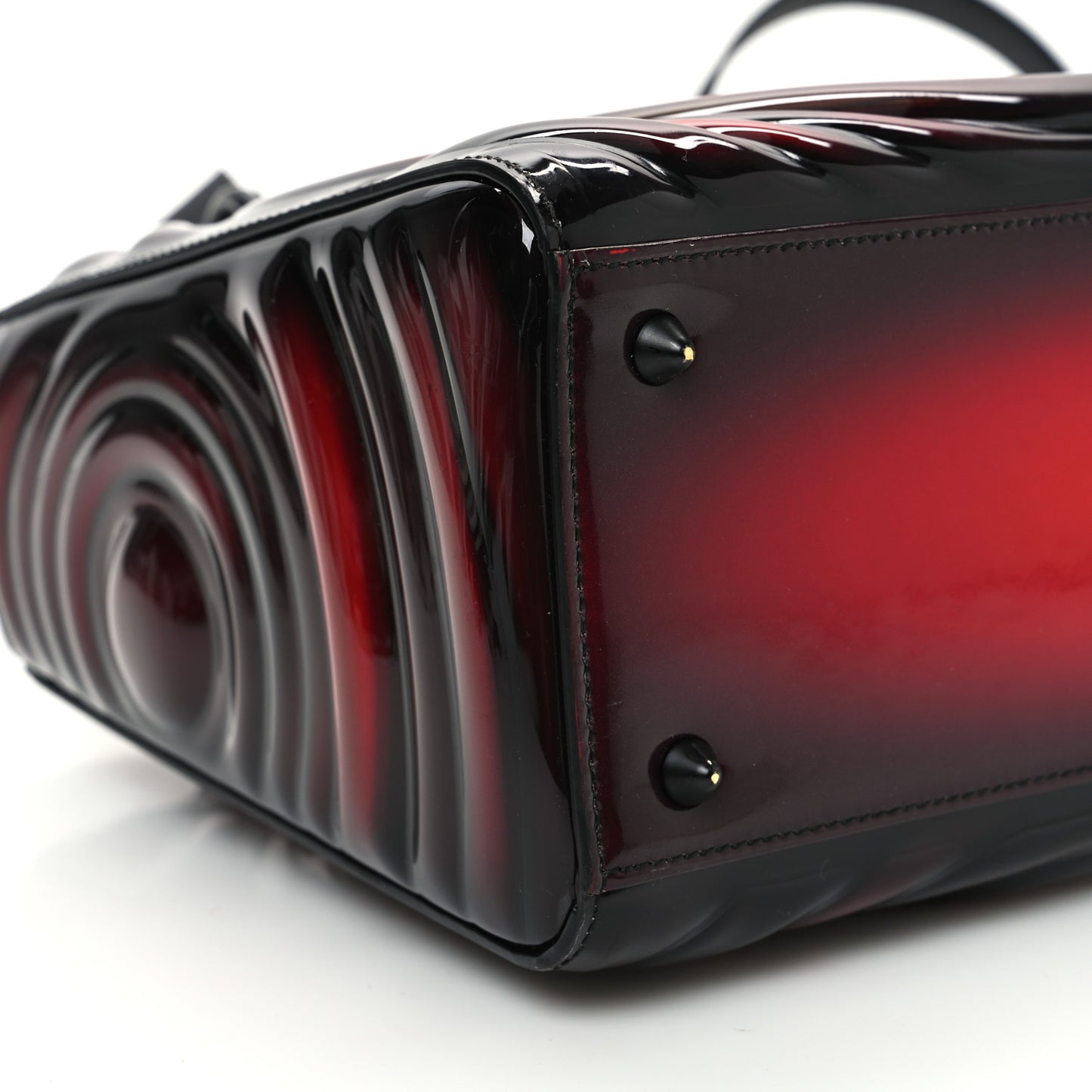 Ultra Matte Calfskin PVC Medium Kohei Nawa Lady Art Red