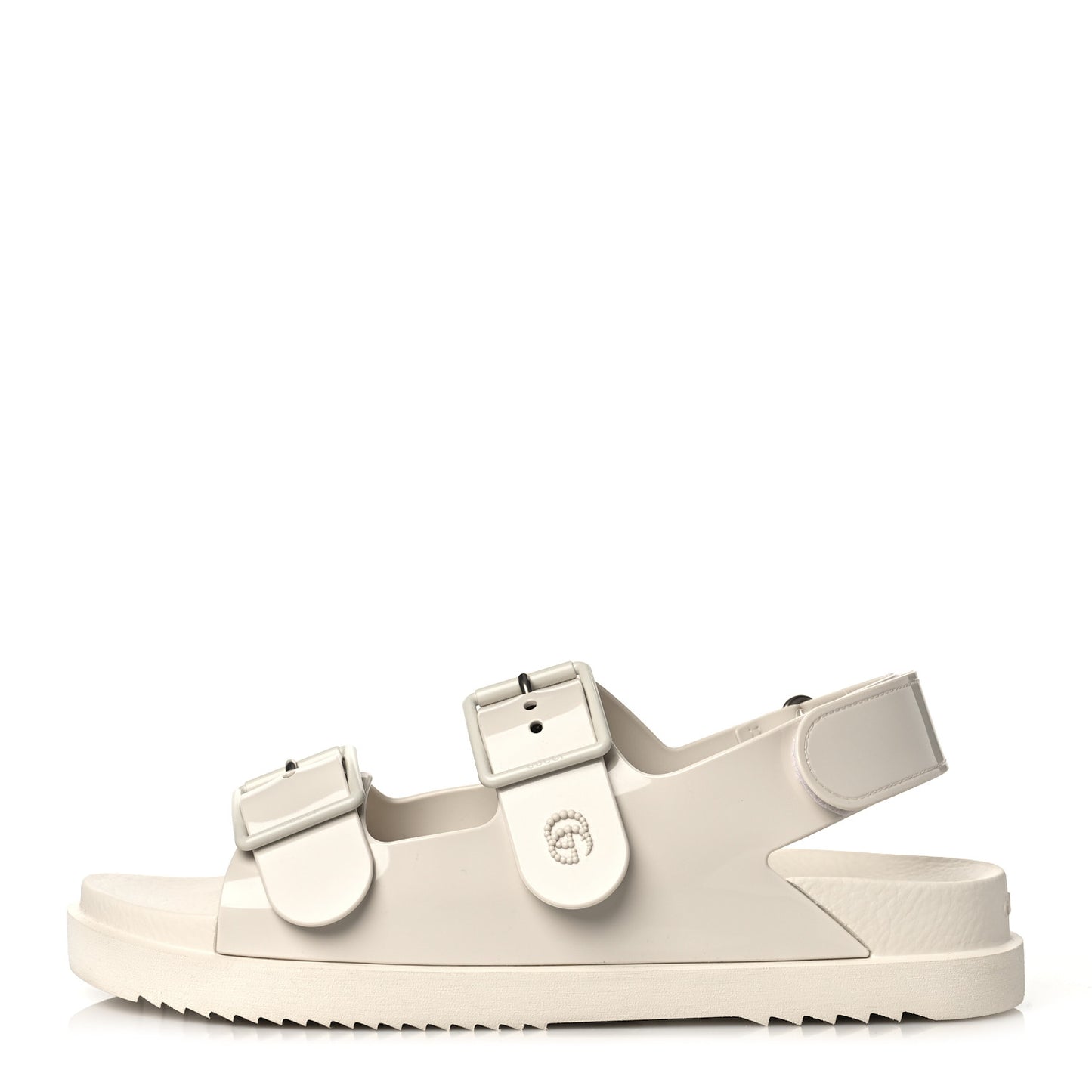 Rubber Mini Double G Womens Isla Dad Sandals 40 Dusty White