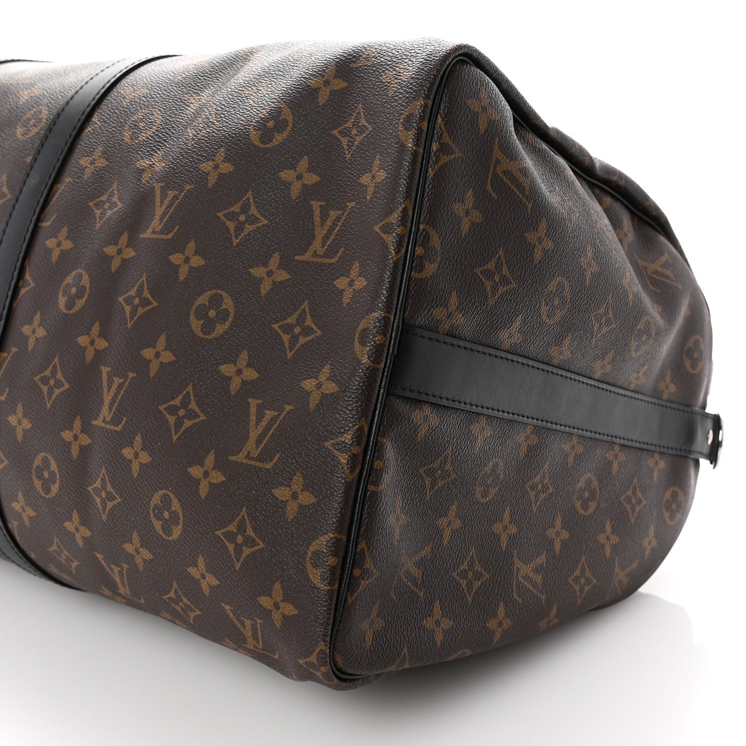 Louis Vuitton Monogram Macassar Keepall Bandouliere 55 9 of 9