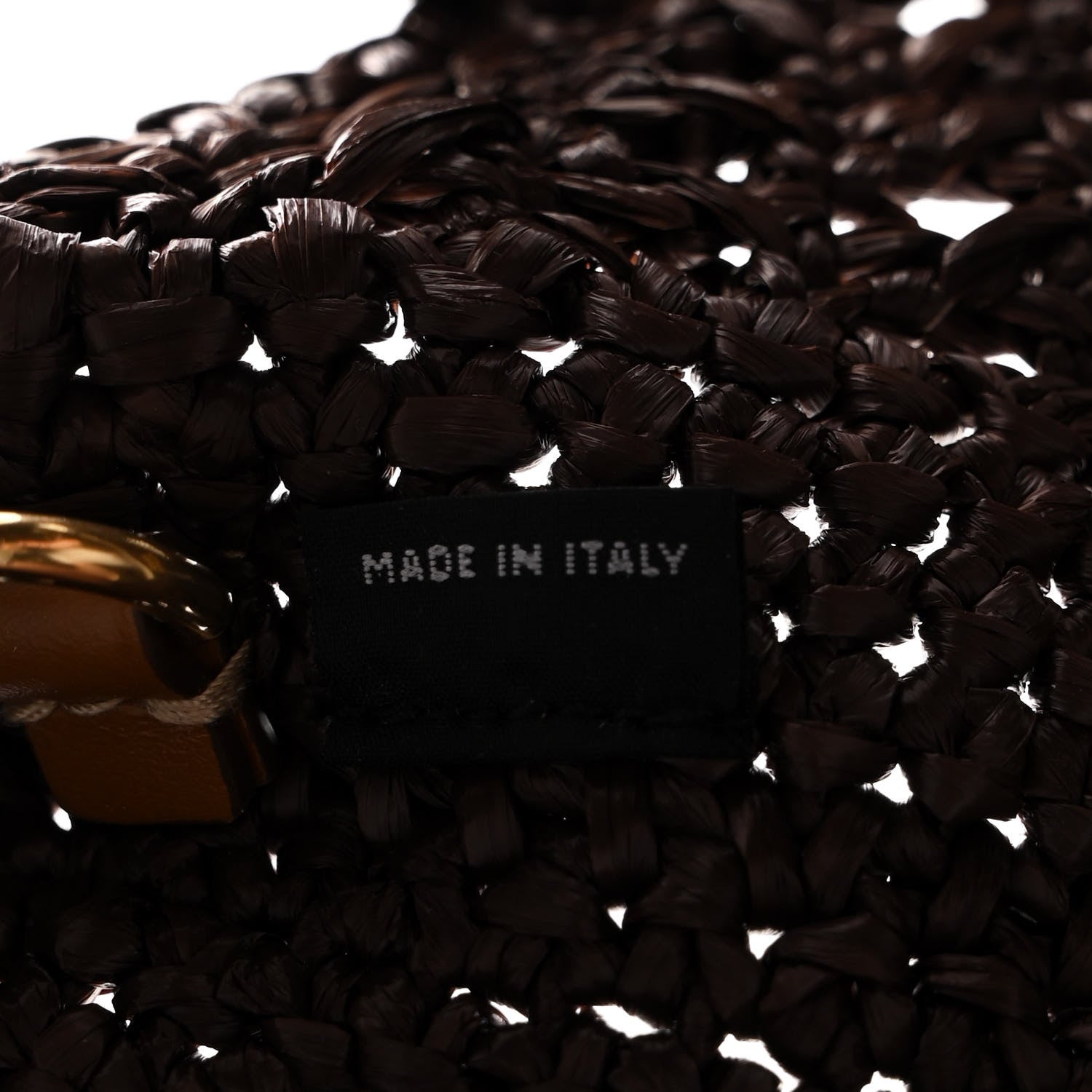 Miu Miu Raffia Crochet Woven Hobo Cacao Naturale 1847364