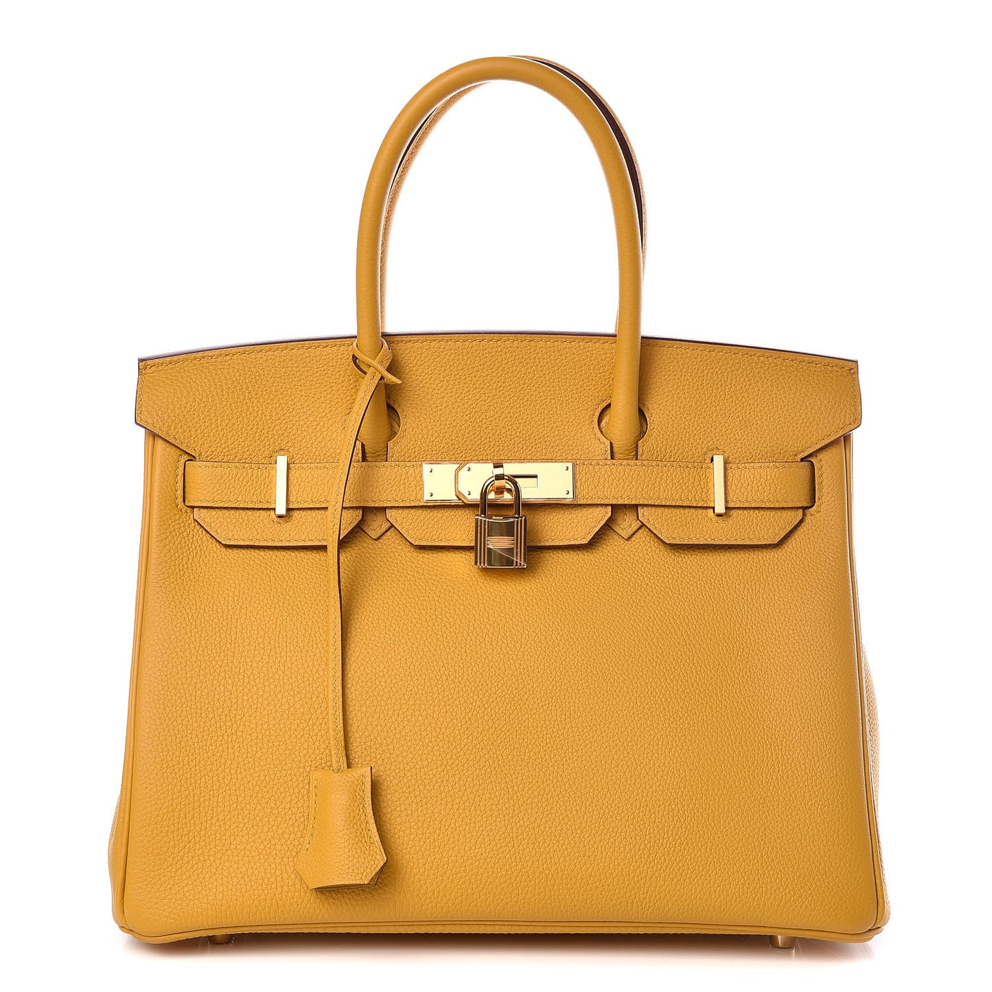 Togo Birkin 30 Jaune Ambre