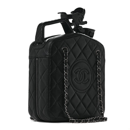 Chanel Lambskin Dubai by Night Gas Tank Bag Black 3 of 11