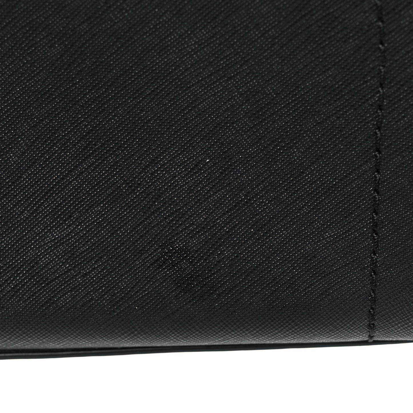 Saffiano Playback Boxed Dome Crossbody Black