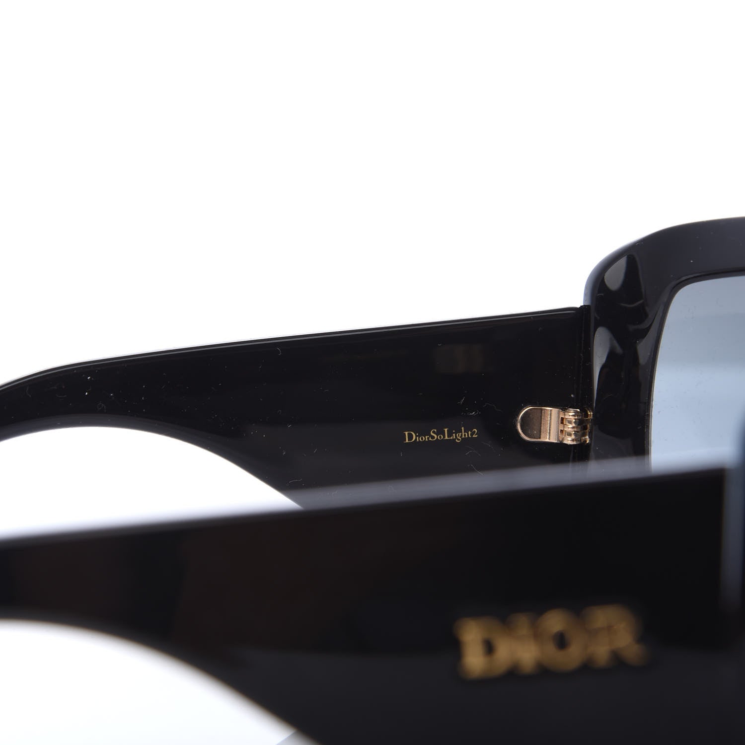 Christian Dior Acetate DiorSo Light 2 Shield Sunglasses Black 6 of 7