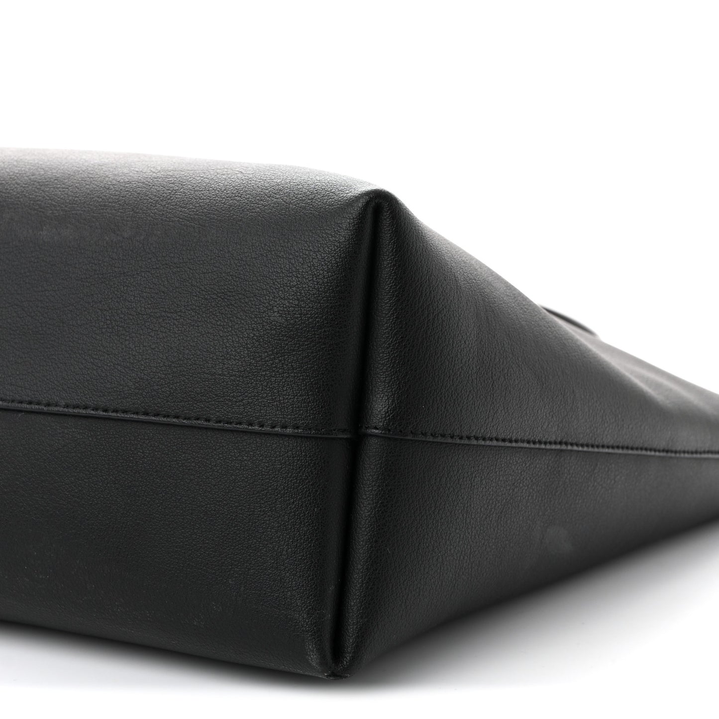 Calfskin Large Shopping Tote Black