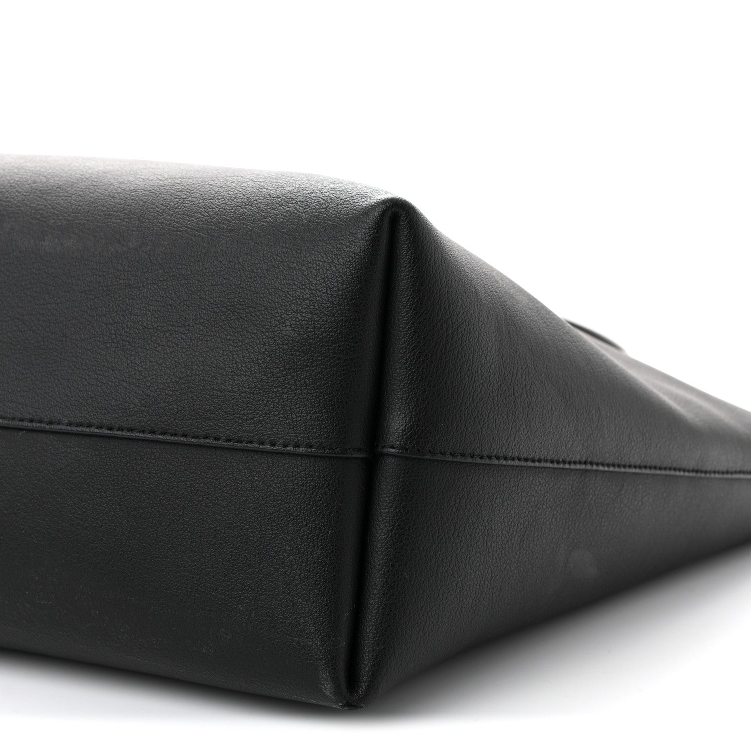 Saint Laurent Calfskin Large Shopping Tote Black 11 of 12