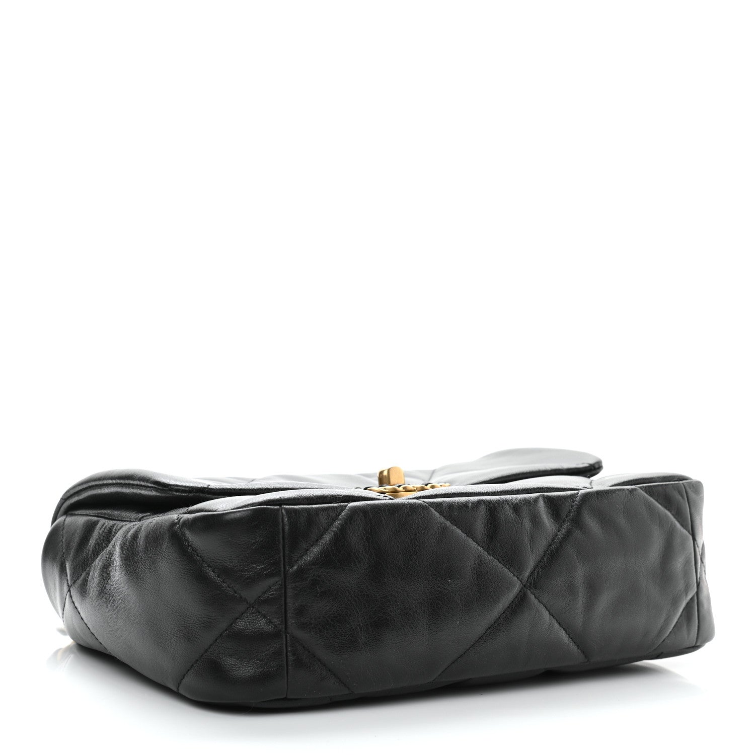 Chanel Goatskin Quilted Medium Chanel 19 Flap Black 3 of 10