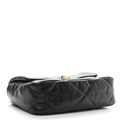 Chanel Goatskin Quilted Medium Chanel 19 Flap Black 3 of 10
