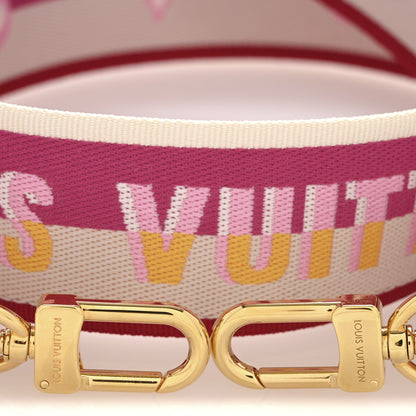 Louis Vuitton Jacquard Speedy Bandouliere 20 Shoulder Strap Fuchsia 3 of 5