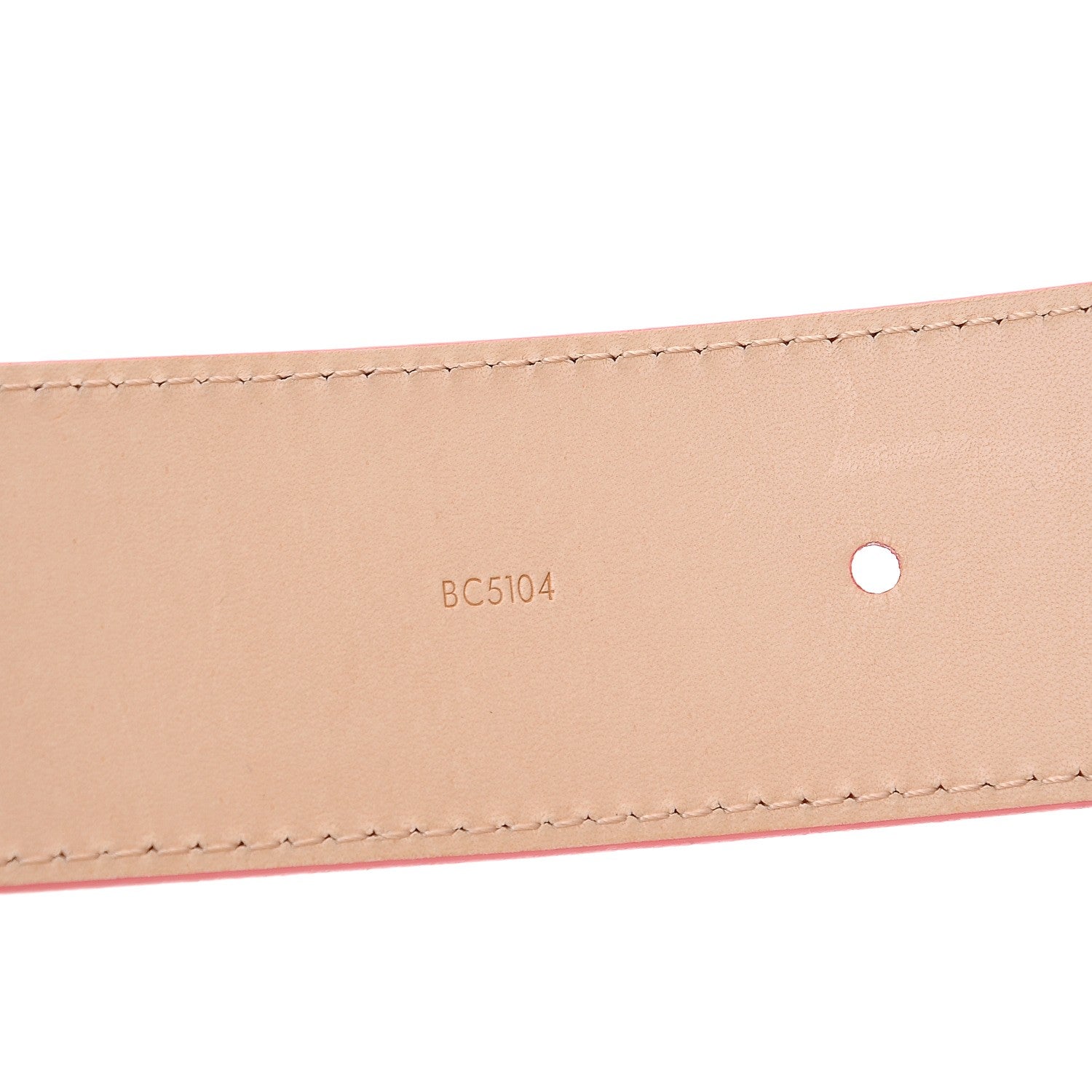 Louis Vuitton Vernis Belt 85 34 Rose Litchi 6 of 8