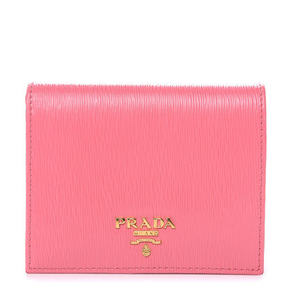 Prada Vitello Move Bifold Wallet Peonia 1 of 8