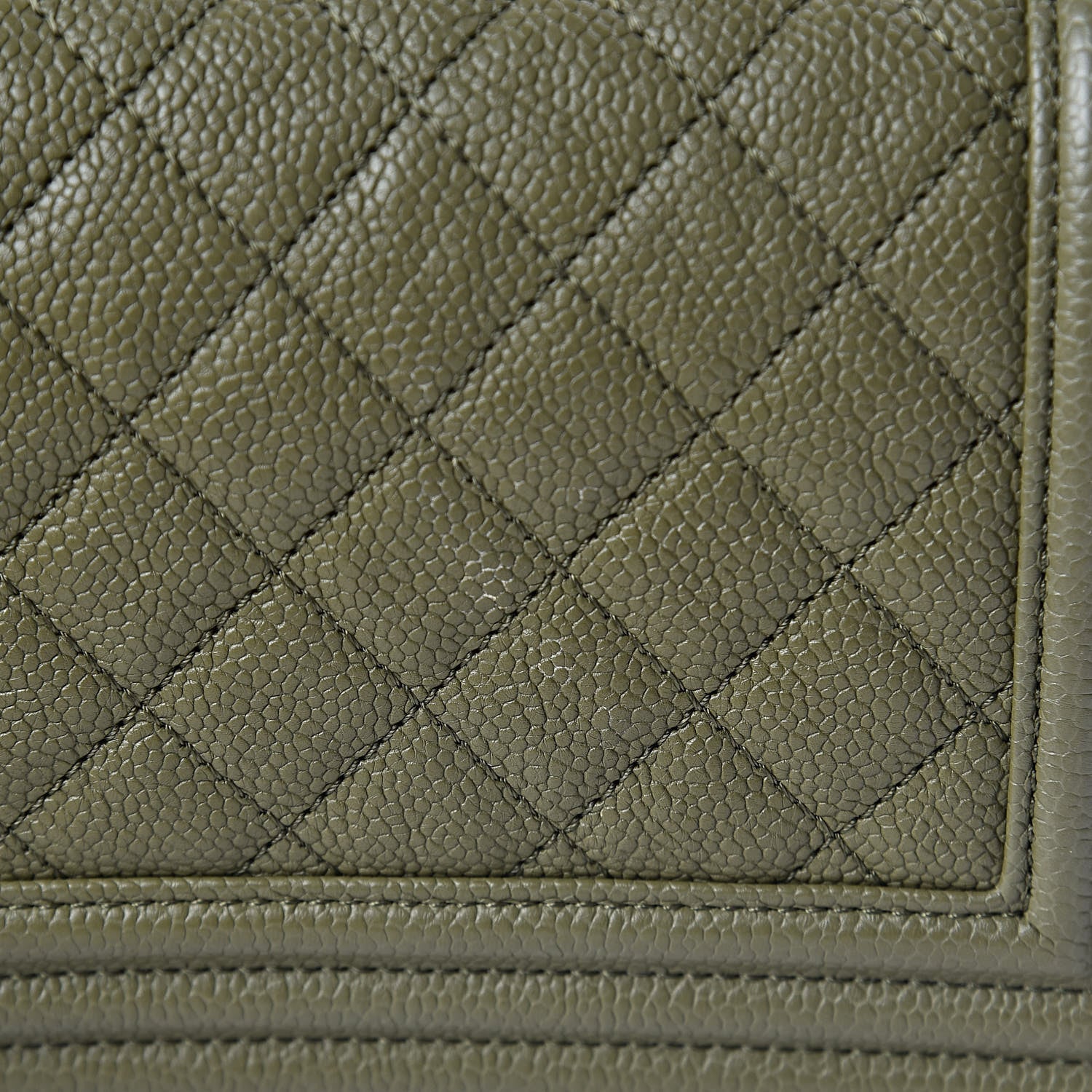 Chanel Caviar Quilted Small Boy Flap Khaki 15 of 18
