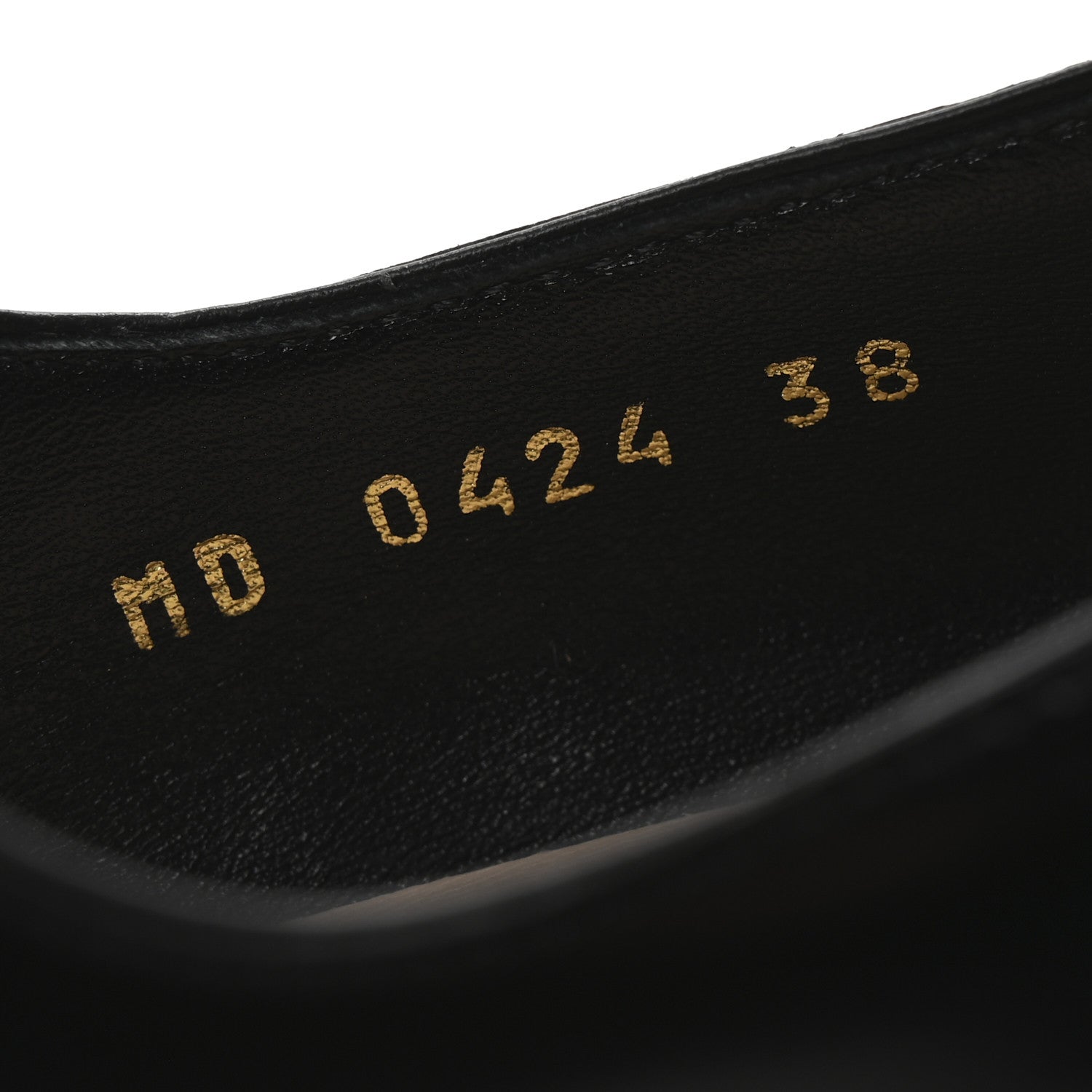 Christian Dior Brushed Calfskin Uniform 30mm Pumps 38 Black 9 of 9