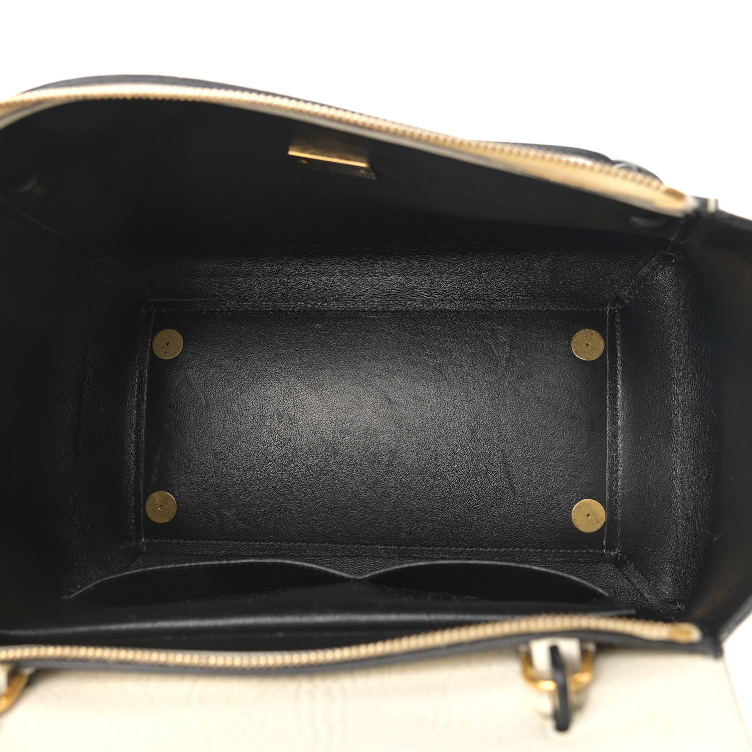 Celine Bullhide Mini Belt Bag Black White 4 of 19