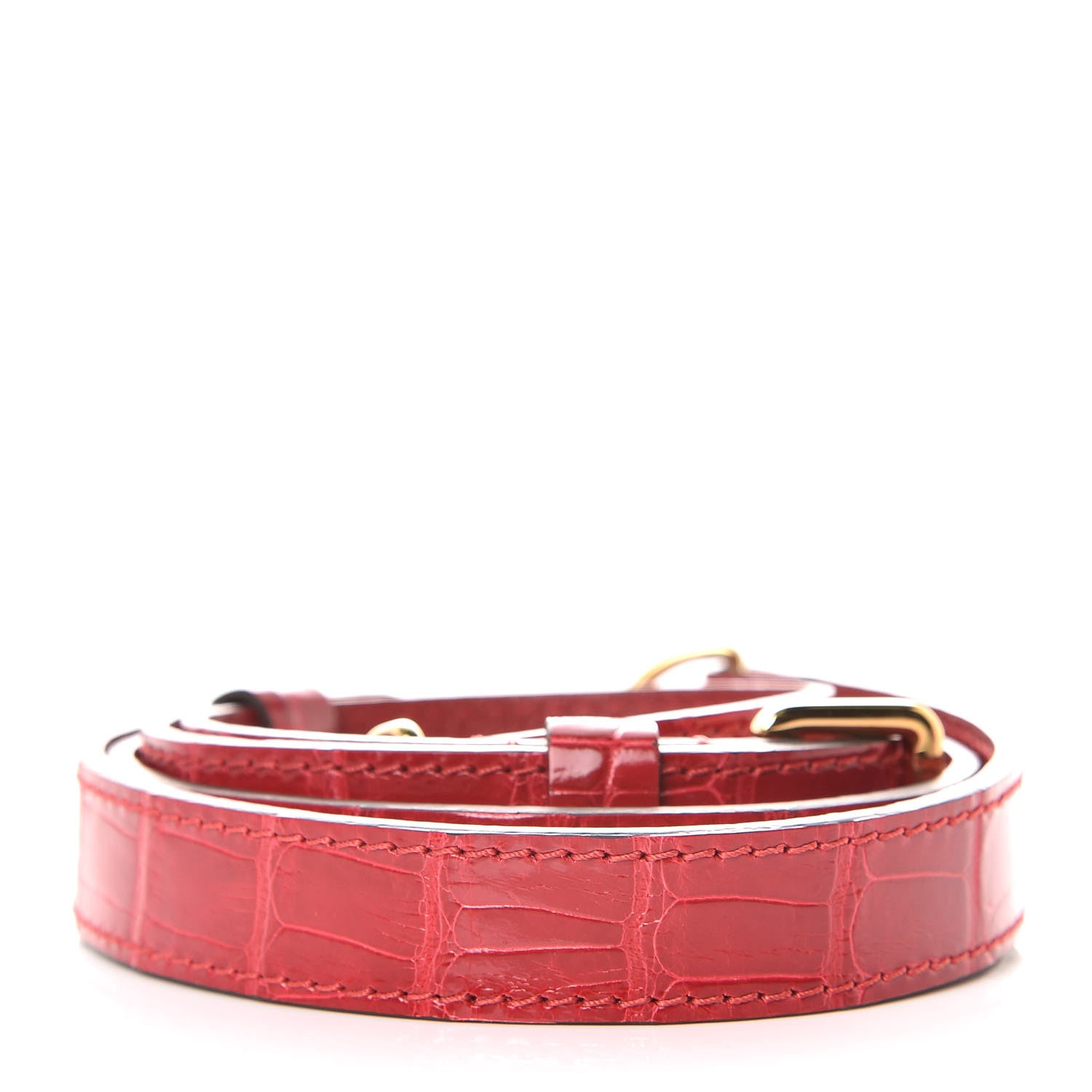Louis Vuitton Alligator Taurillon Capucines Shoulder Strap Red 2 of 3