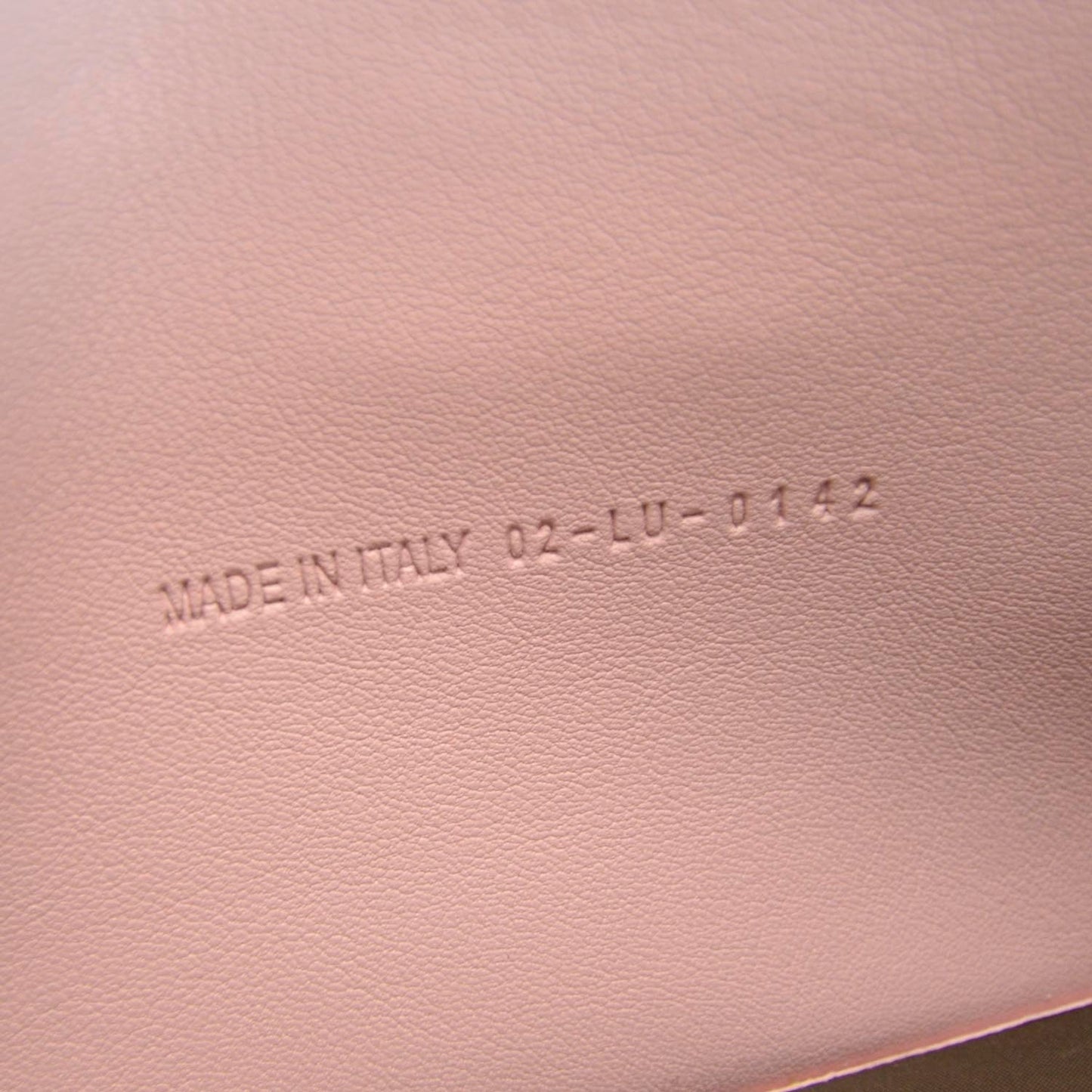 Patent Cannage New Lock Pouch Bag Rose Poudre