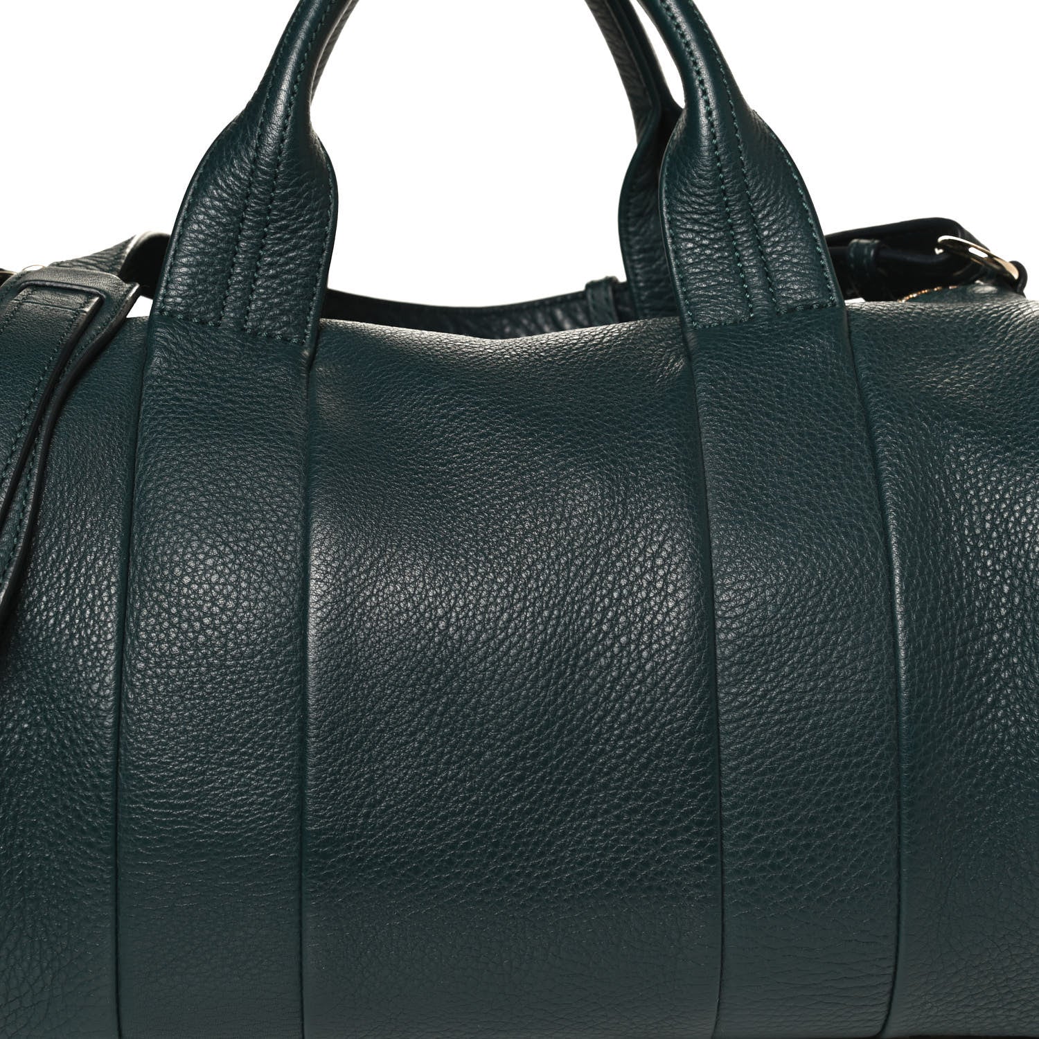 Alexander Wang Pebbled Lambskin Rocco Dark Argon Pale Gold Hardware 7 of 9