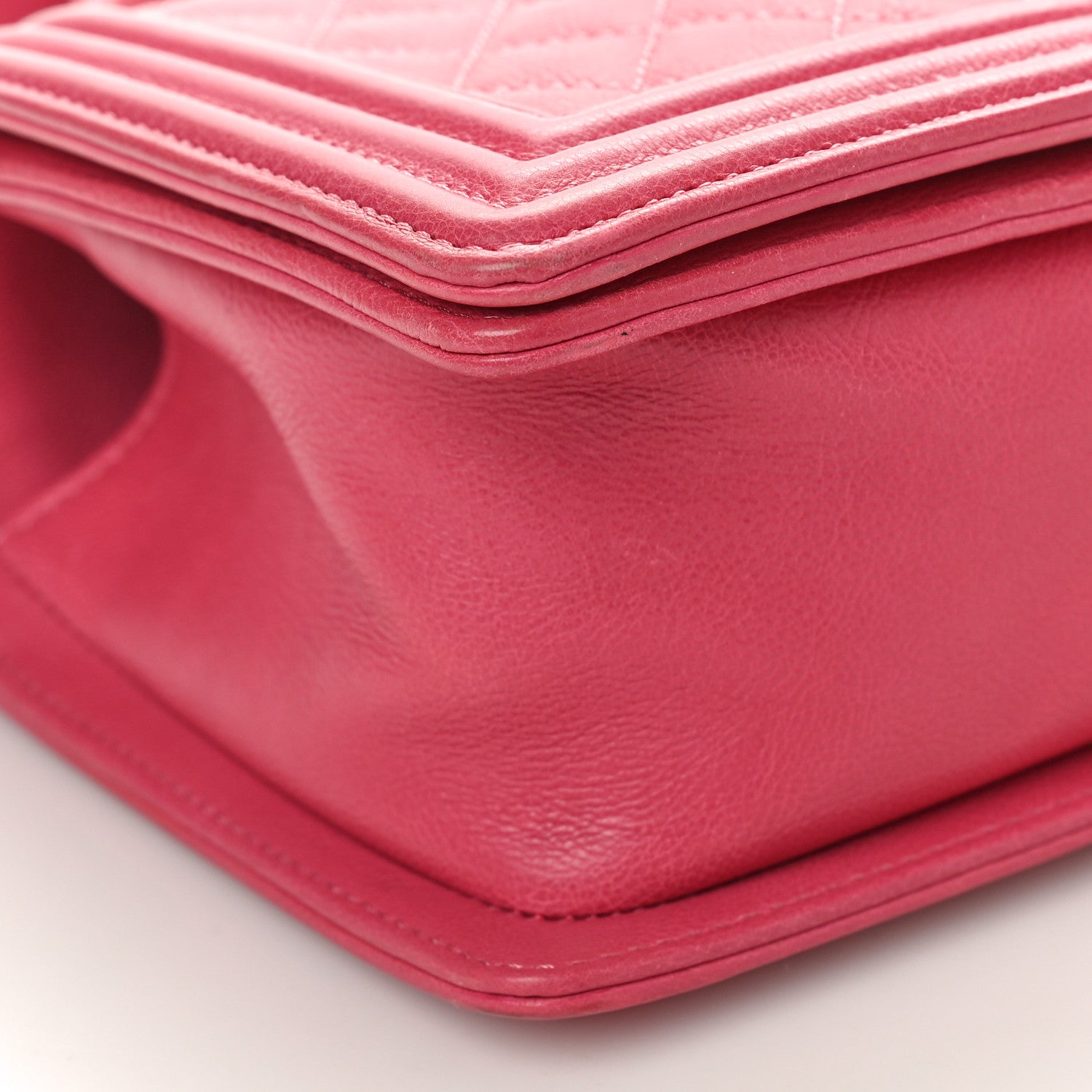 Chanel Calfskin Quilted Medium Boy Flap Pink 9 of 12