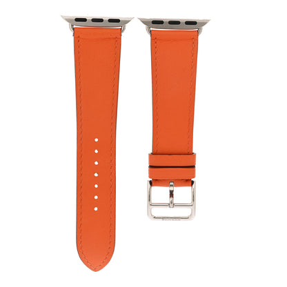 Hermes Swift 45mm Apple Watch Single Tour Band Orange 1 of 4