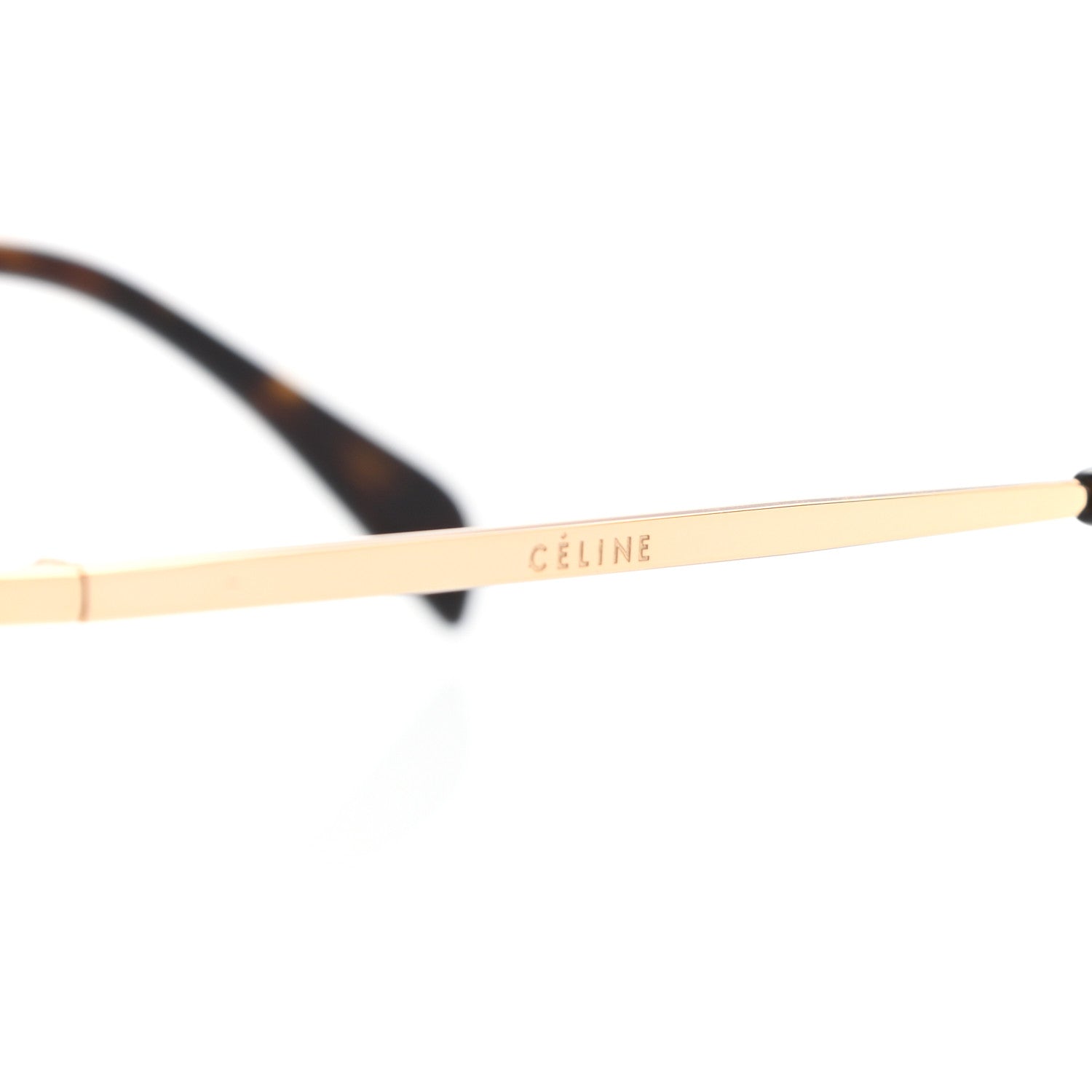 Celine Mirror Aviator Sunglasses CL41391/S Gold Blue 7 of 8