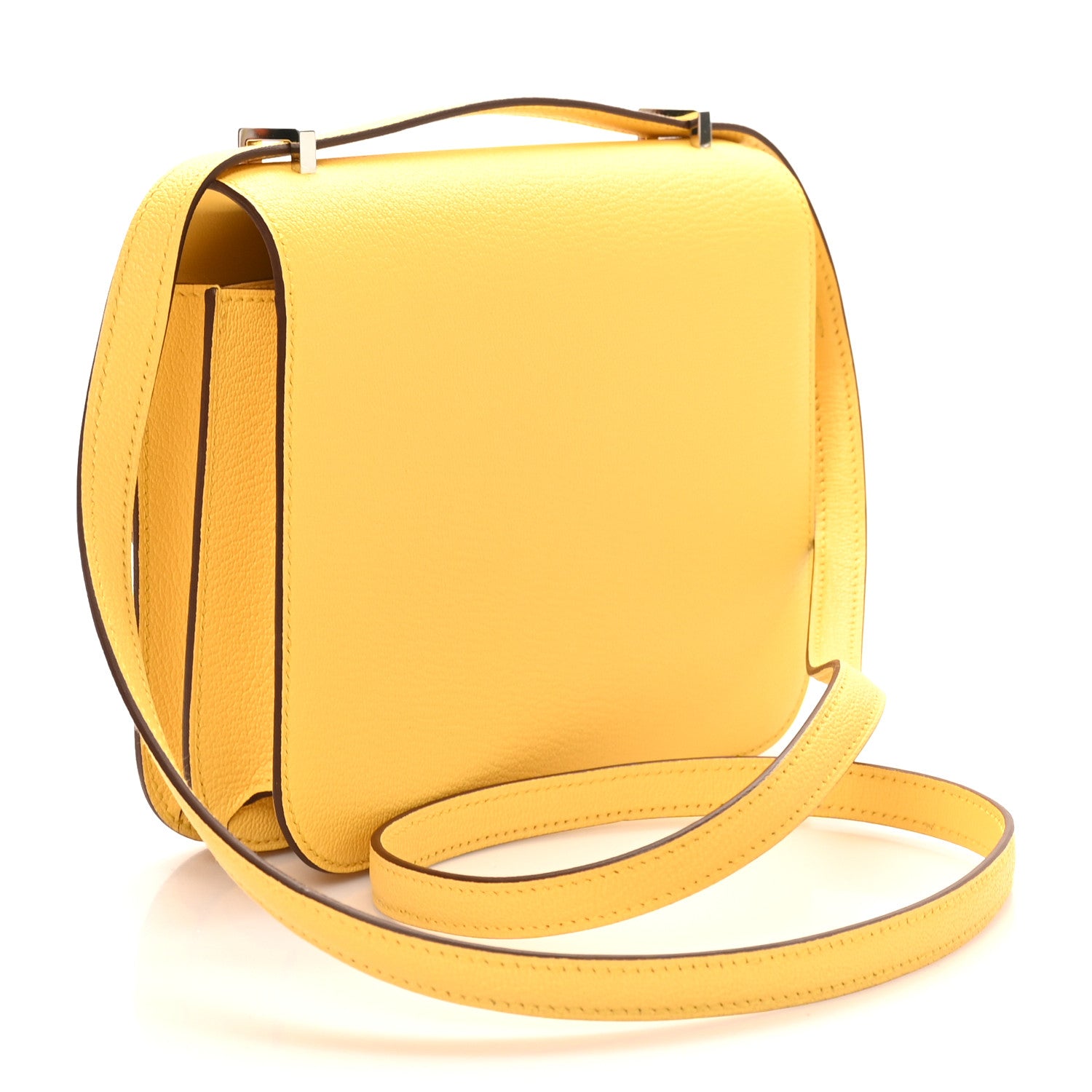 Hermes Chevre Mysore Constance 18 Jaune Mango 3 of 10