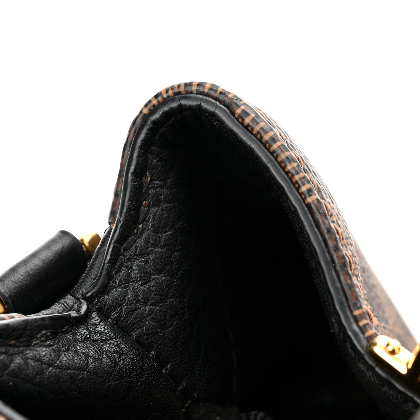 Damier Ebene Cuir Taurillon Brittany Black