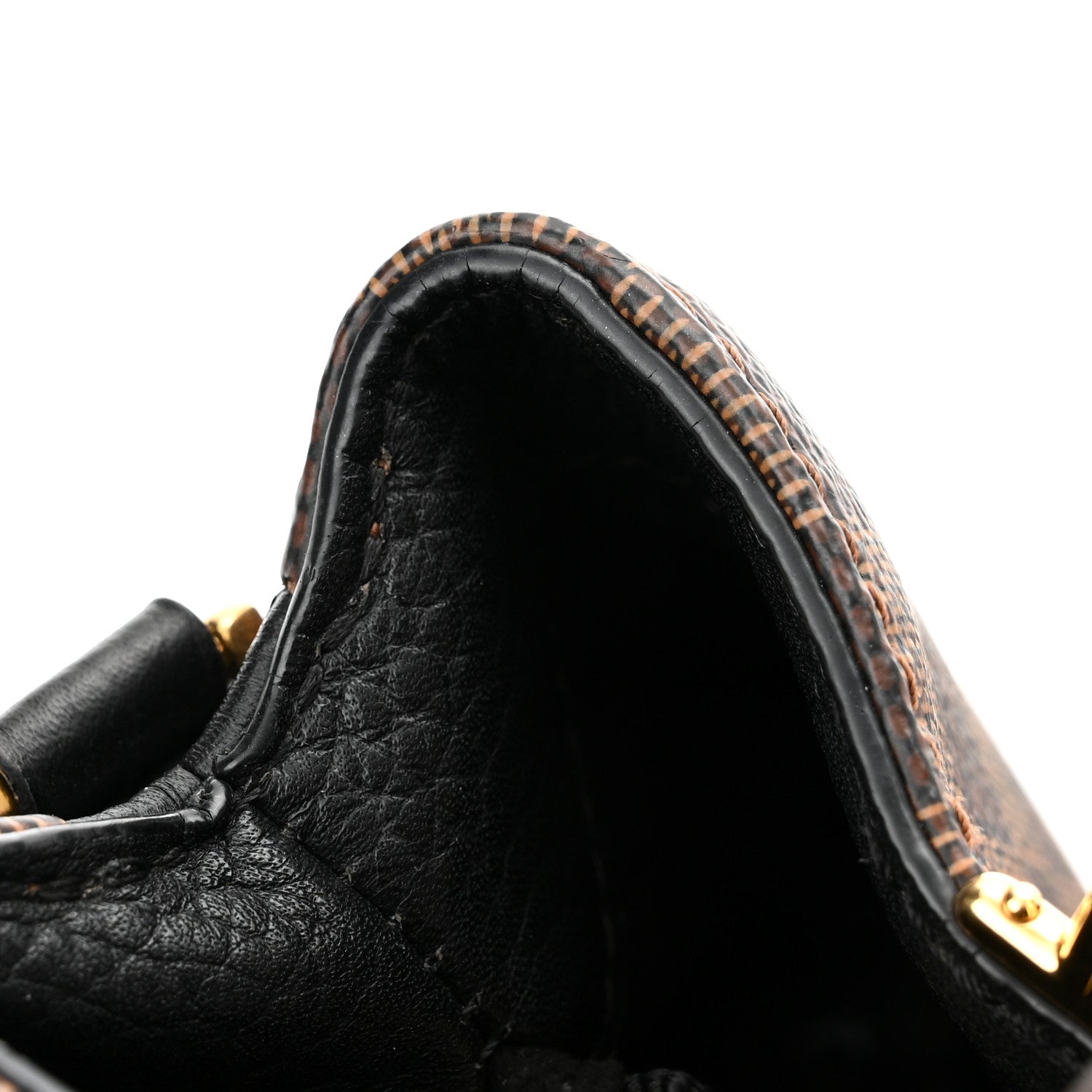 Louis Vuitton Damier Ebene Cuir Taurillon Brittany Black 11 of 11