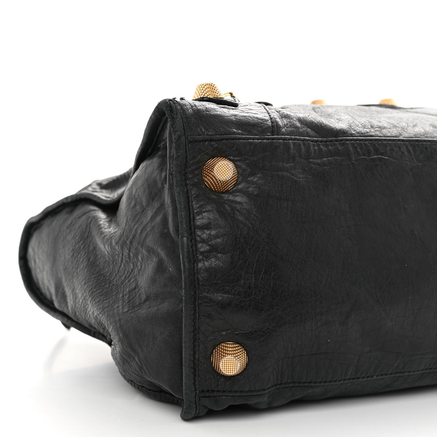 Agneau Giant 21 Gold Hardware Work Black