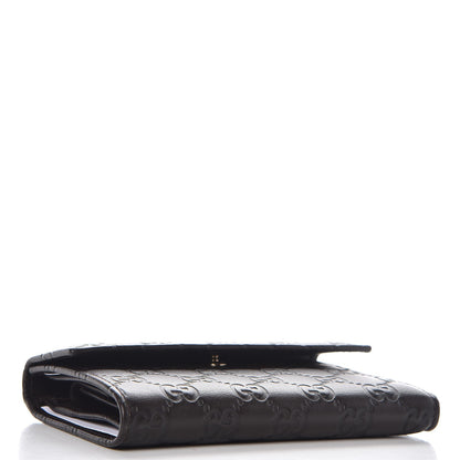 Gucci Guccissima Continental Flap Wallet Dark Brown 4 of 8