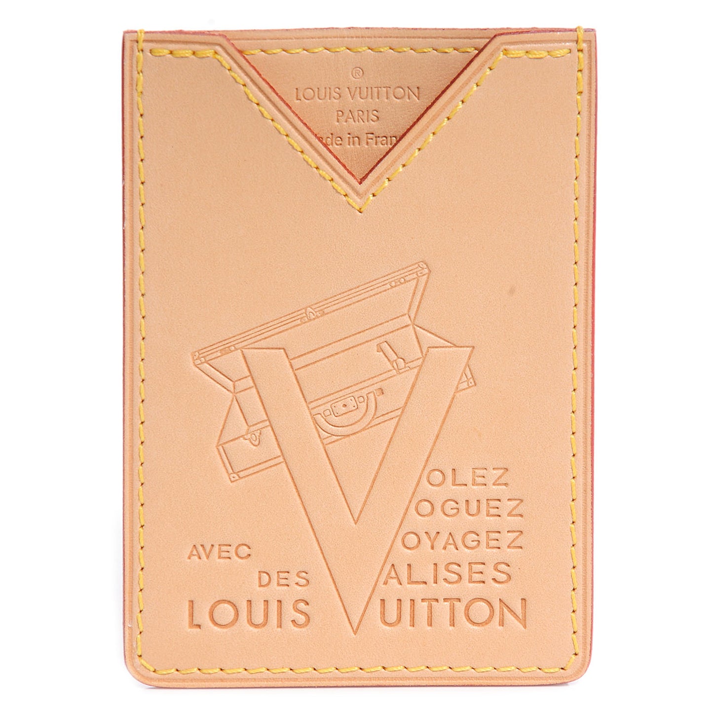 Vachetta Voyages Card Holder