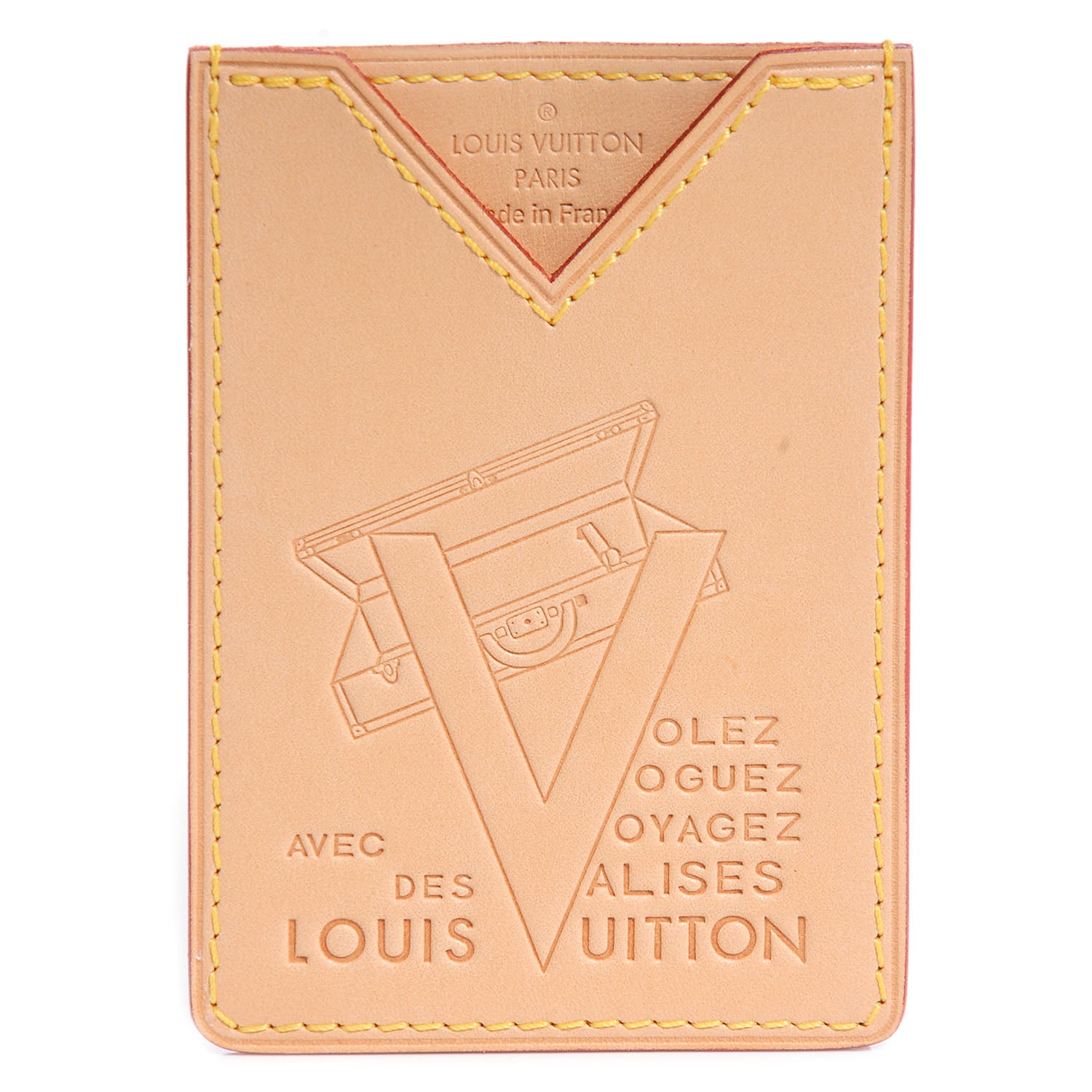 Louis Vuitton Vachetta Voyages Card Holder 1 of 6