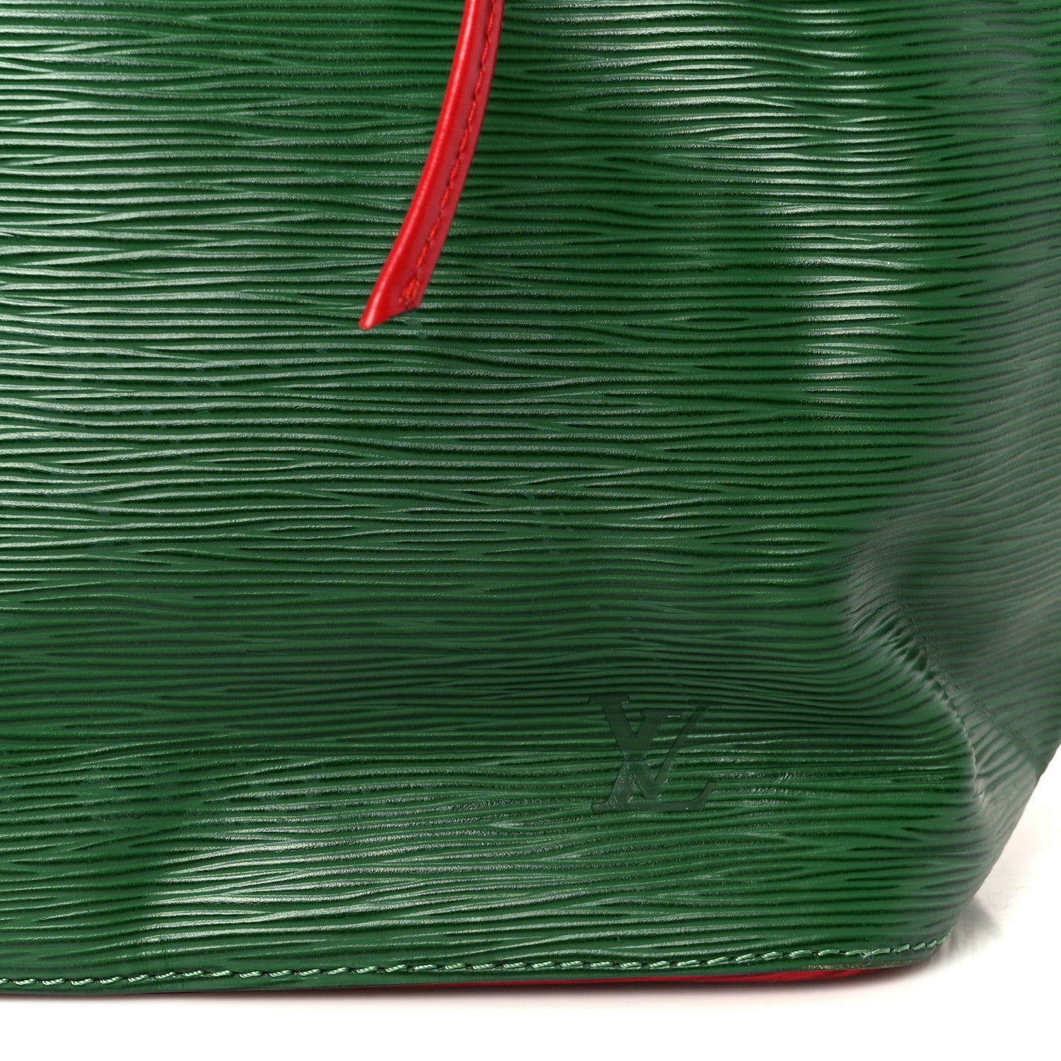 Louis Vuitton Epi Bi-Color Petit Noe Borneo Castillan Red 8 of 10