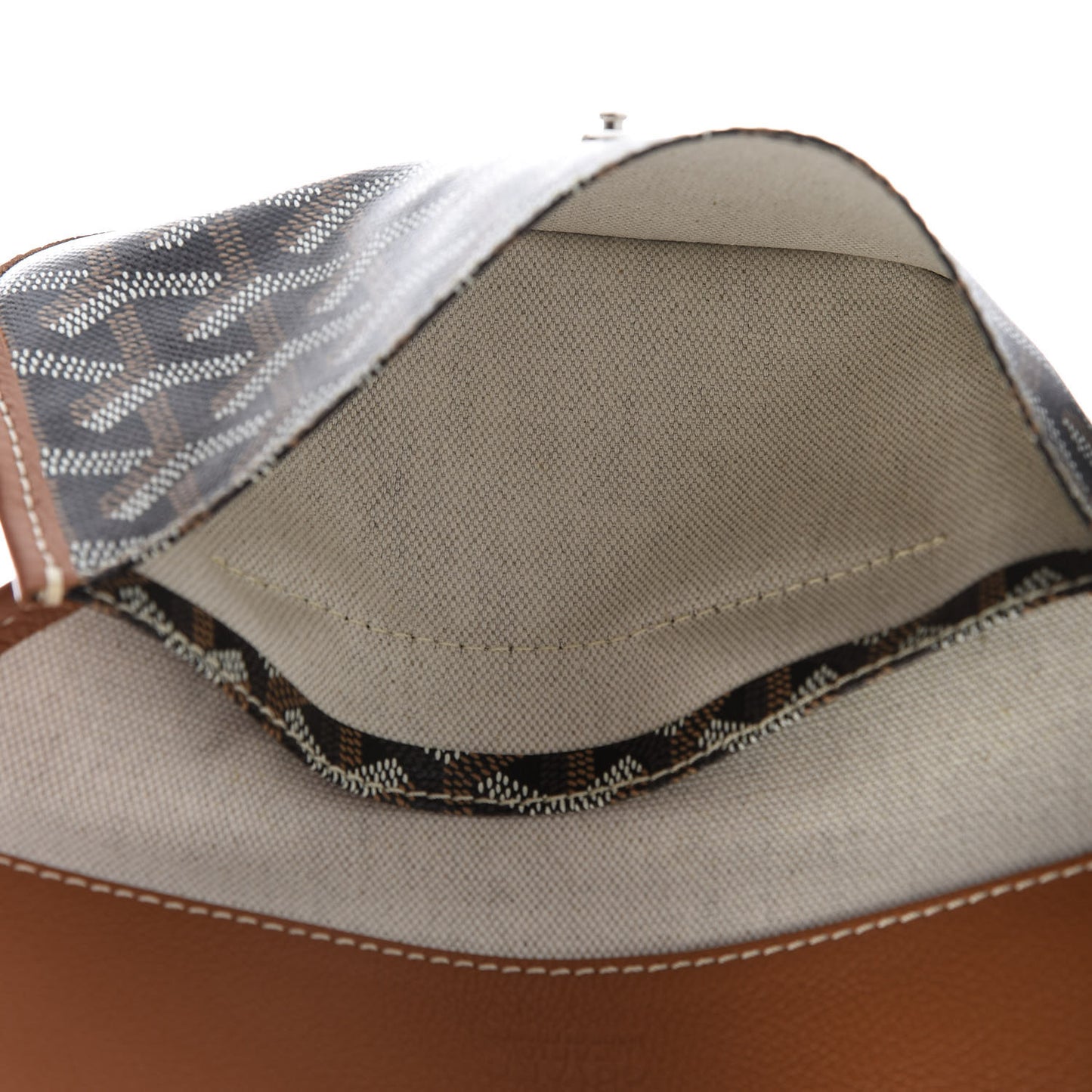 Goyardine Pouch Black Gold