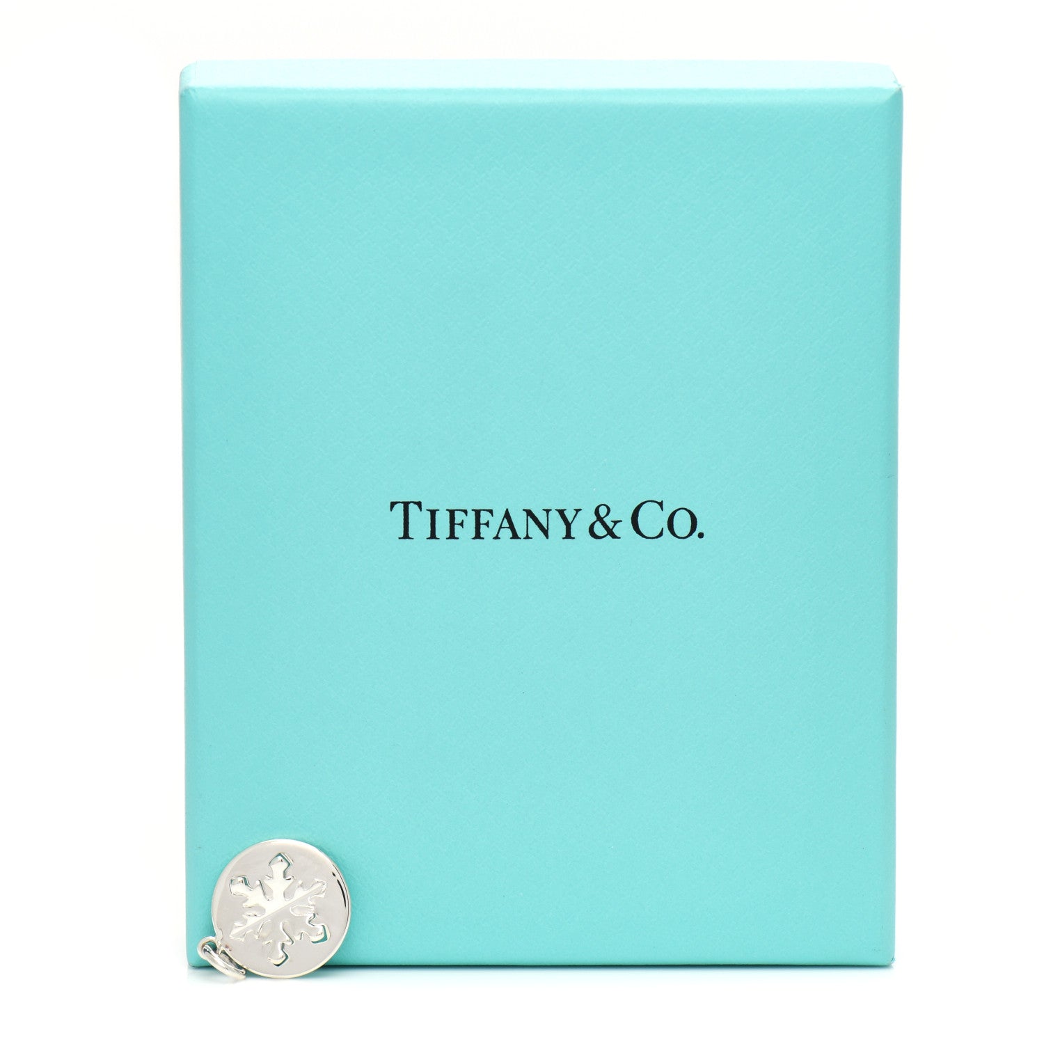 Tiffany Sterling Silver Round Snowflake Charm 4 of 4