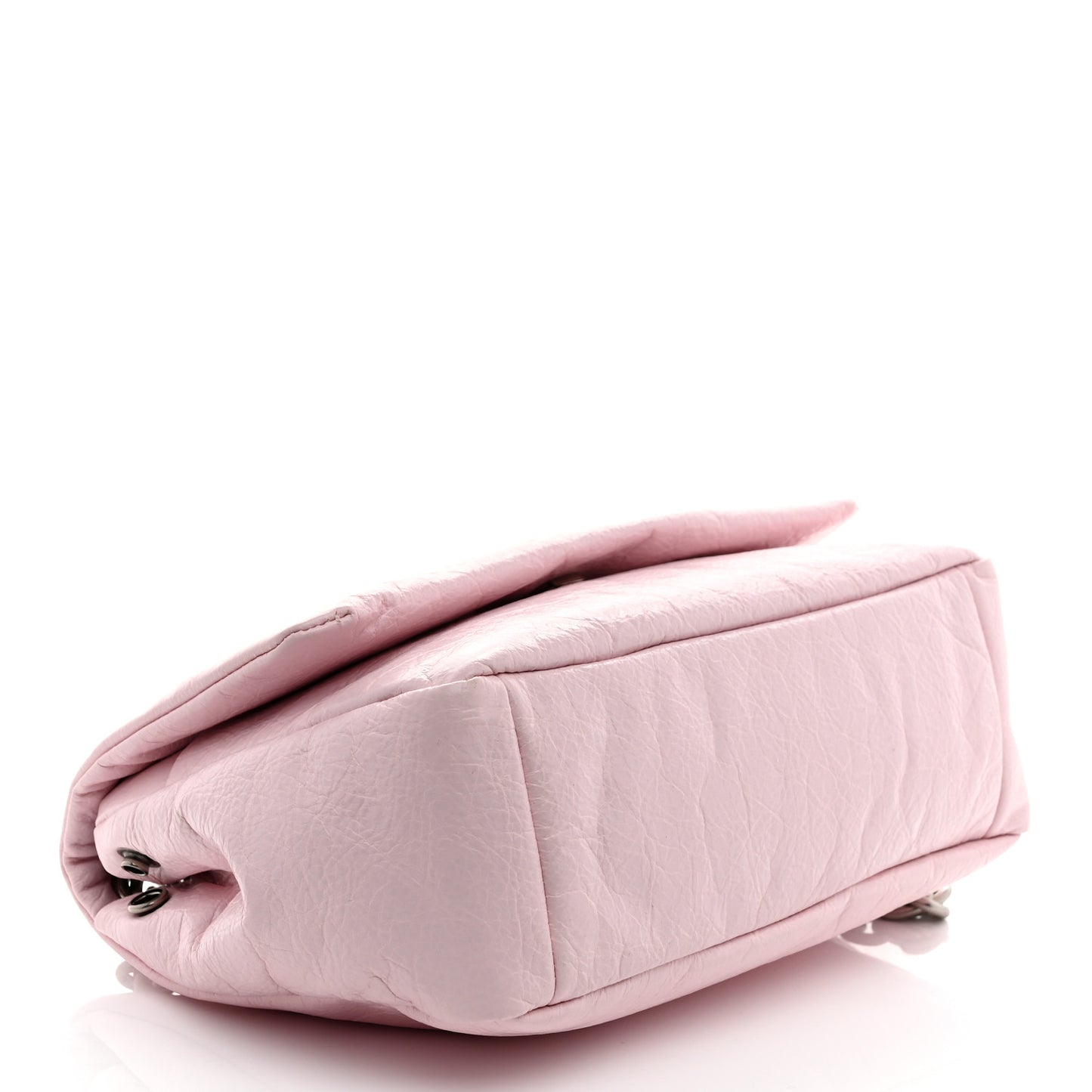 Arena Calfskin Mini Monaco Chain Shoulder Bag Petal Pink