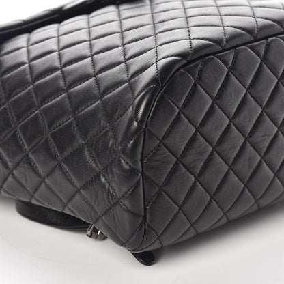 Chanel Calfskin Quilted Large Urban Spirit Backpack Black 5 of 10
