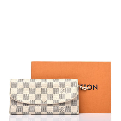 Louis Vuitton Damier Azur Emilie Wallet 20 of 20