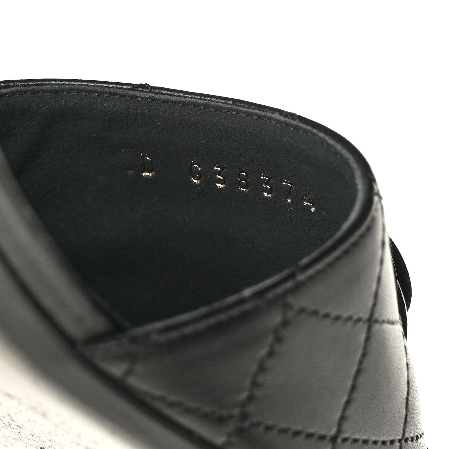 Chanel Lambskin Quilted Camellia CC Slides 39 Black 8 of 9