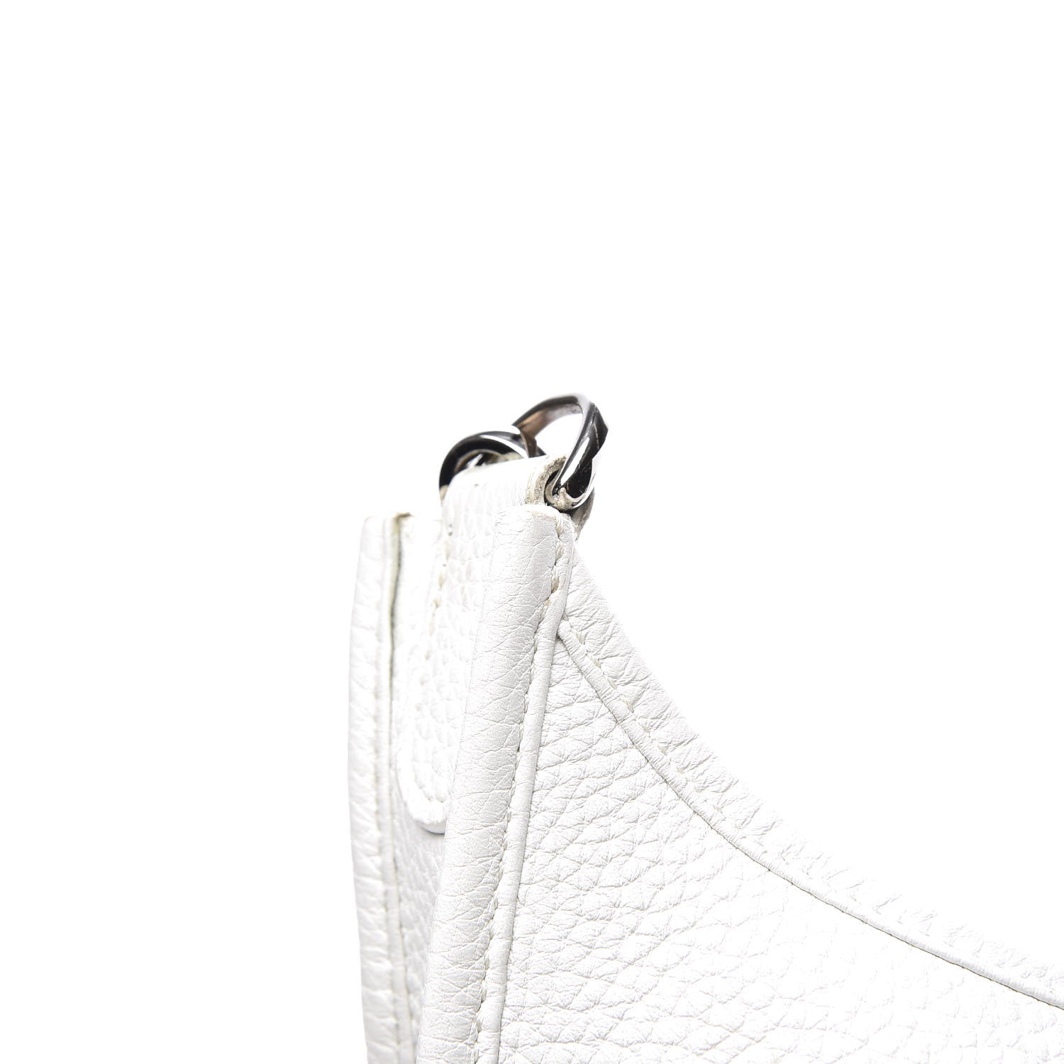 Hermes Taurillon Clemence Evelyne III PM White 16 of 20