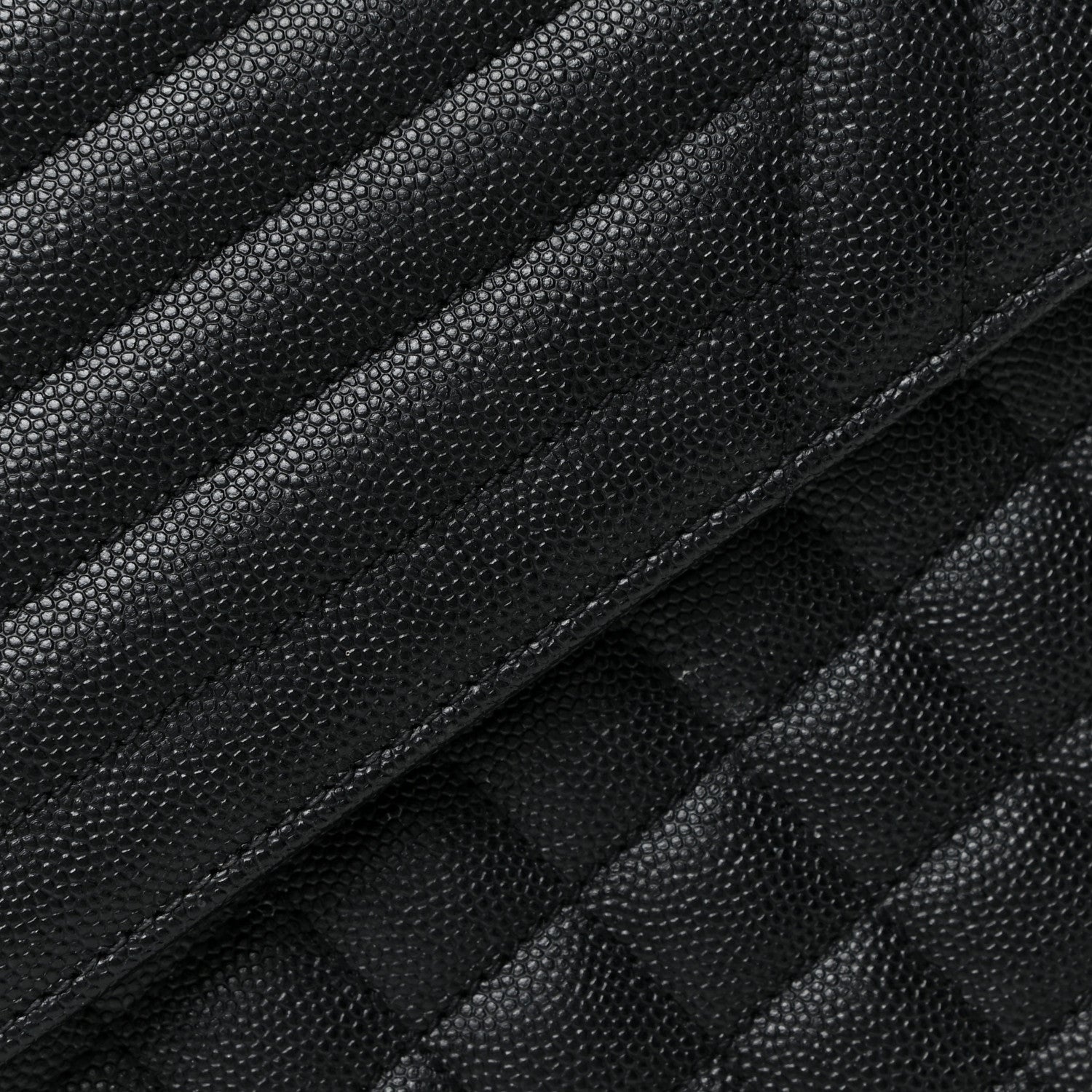 Saint Laurent Grain De Poudre Textured Mixed Matelasse Large Triquilt Monogram Satchel Black 22 of 31