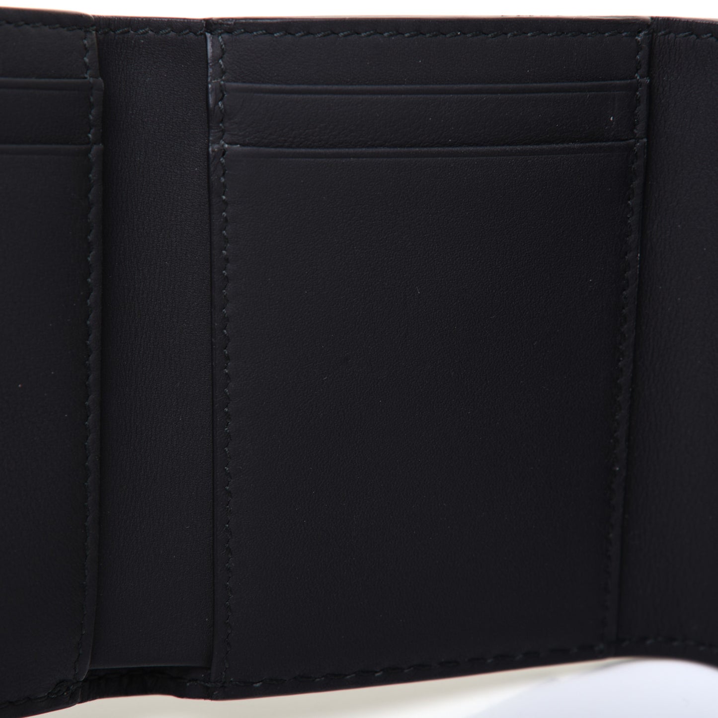 Ultra Matte Calfskin Medium Wallet Black