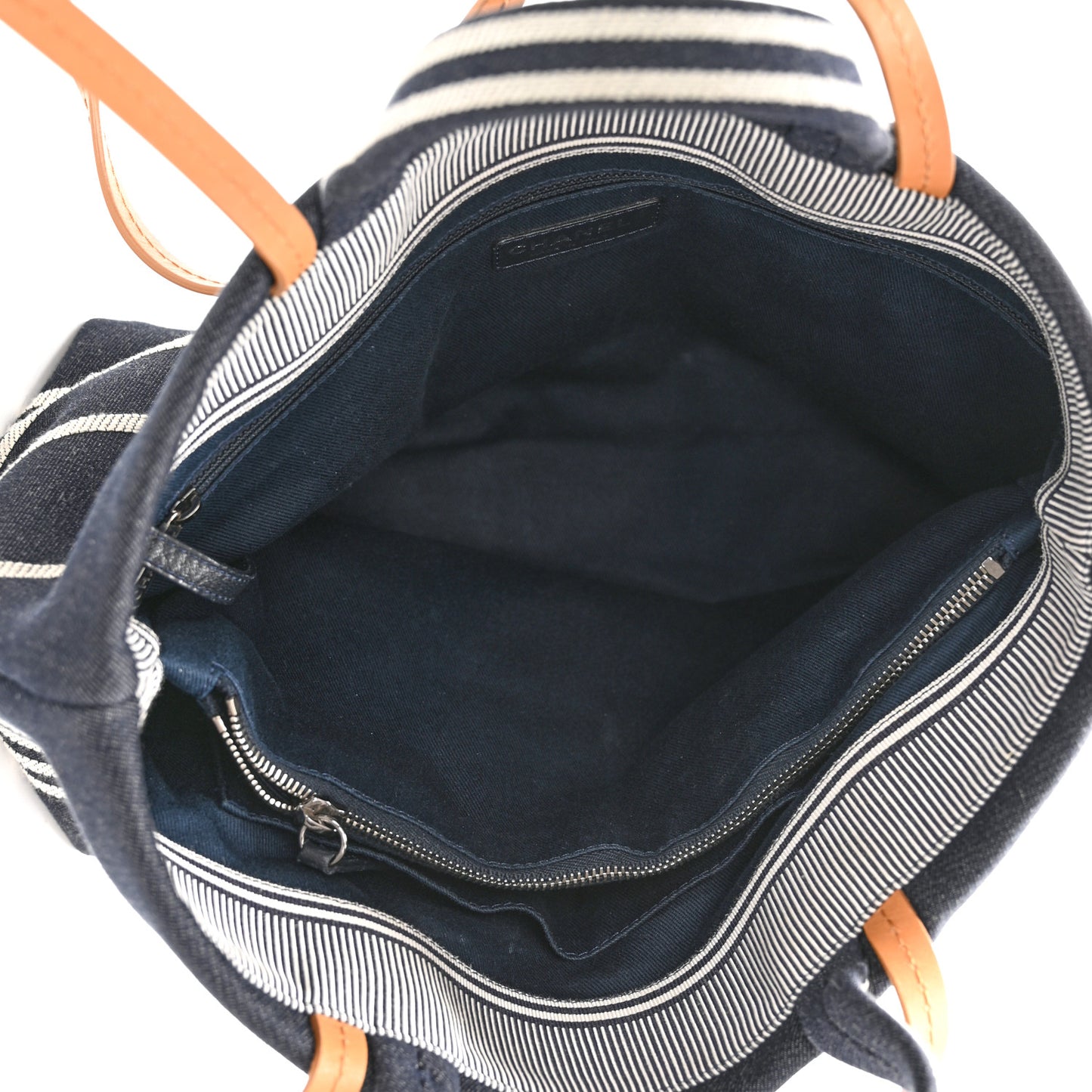 Denim Large Shopping Tote Blue