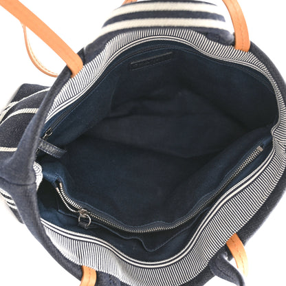 Chanel Denim Large Shopping Tote Blue 5 of 11
