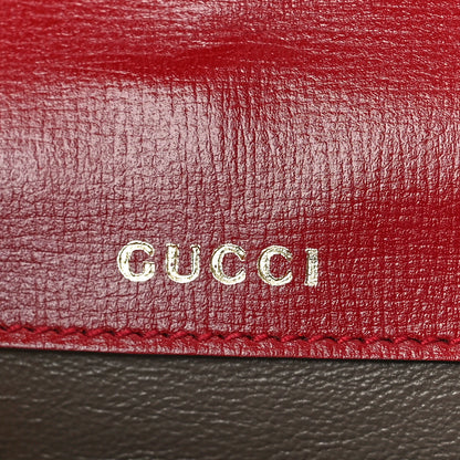 Gucci Azalea Calfskin Mini Sylvie 1969 Flap Messenger Bag New Cherry Red 6 of 12