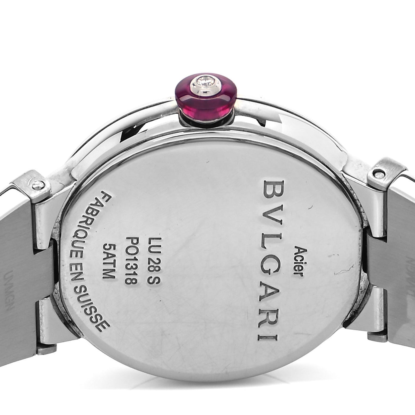 Stainless Steel Mother of Pearl Diamond 33mm LVCEA Quartz Watch