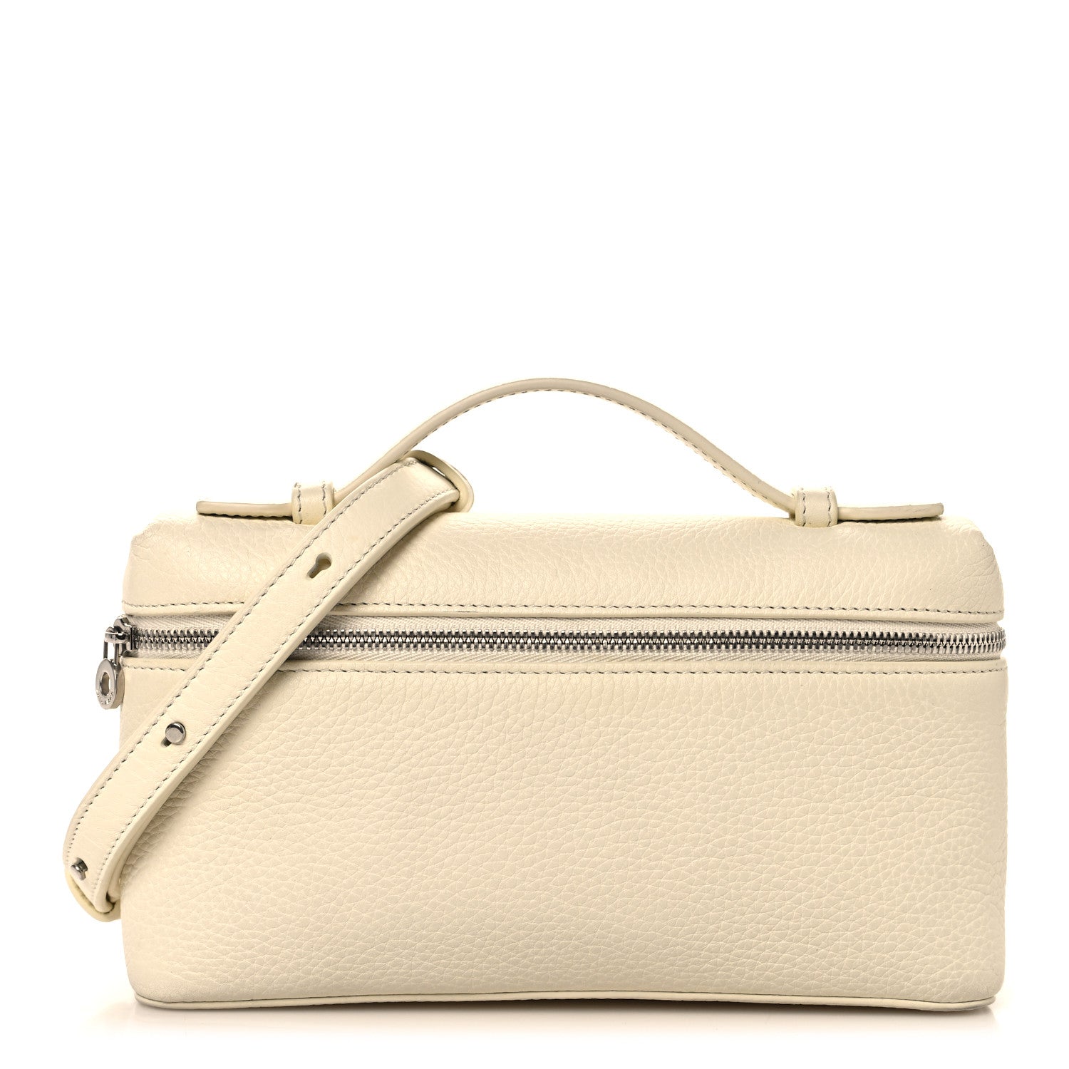 Loro Piana Tender Calfskin L19 Extra Pocket Pouch Whisper White 1 of 11