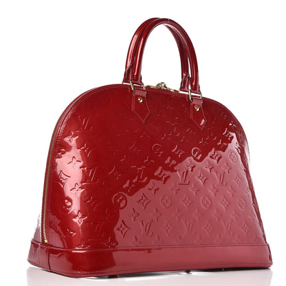 Louis Vuitton Vernis Alma GM Pomme D'Amour 3 of 9