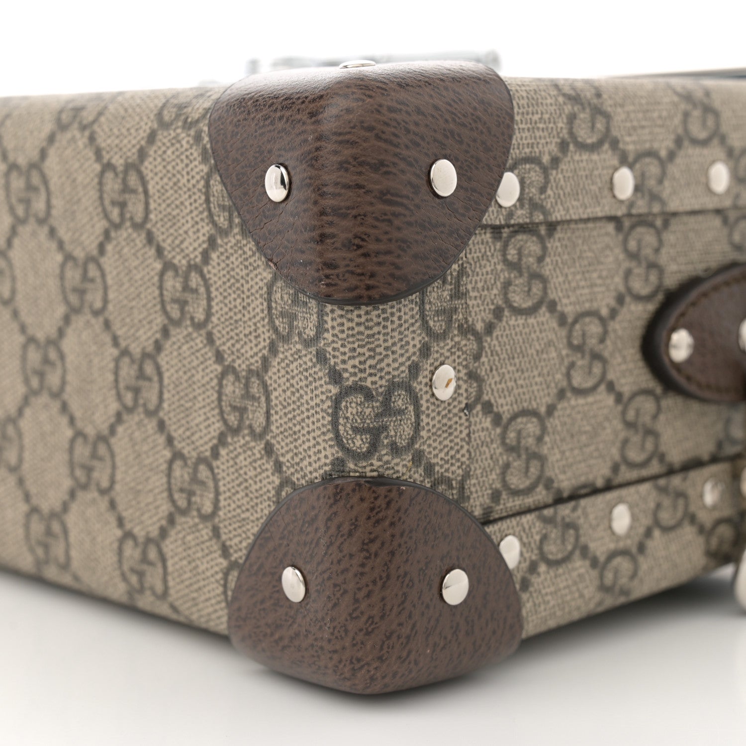 Gucci GG Supreme Monogram Globe-Trotter Beauty Case Brown 10 of 10